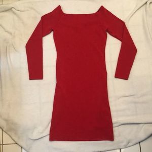 Women H&M Dress, body-con, cherry red. NWT medium